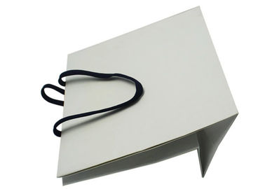 Personalized Logo Paper Shopping Bags High Durability With Rope Handles supplier