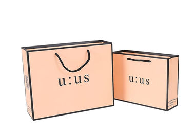 Degradable Paper Shopping Bags For Advertising / Promotion / Grocery supplier