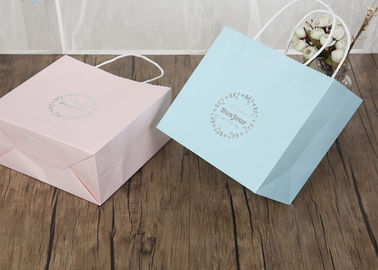 Delicate Printed Kraft Paper Bags / Printed Paper Carrier Bags Any Color Available supplier