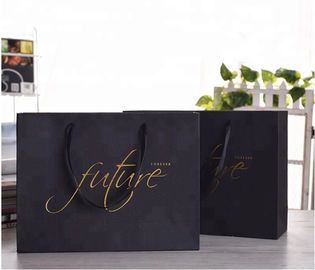 UV Printing Custom Size Paper Bags , Commercial Paper Bags For Company Promotion supplier