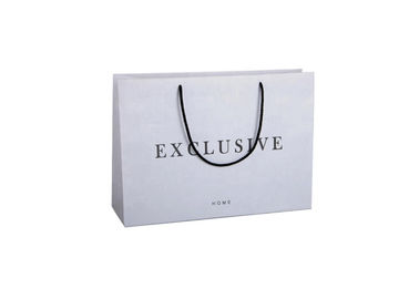 Biodegradable Plain White Carrier Bags Non Toxic With Inner Other Color Design supplier
