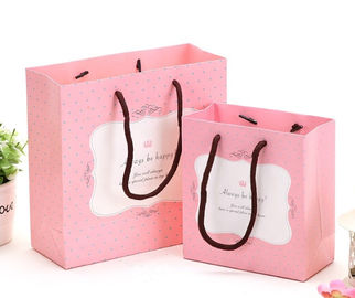 Beautiful Custom Printed Paper Bags Art Paper Material Any Size Available supplier