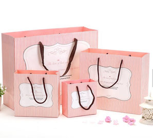 Beautiful Custom Printed Paper Bags Art Paper Material Any Size Available supplier