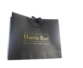 High End Promotional Paper Bags , Twisted Handle Custom Printed Carrier Bags supplier