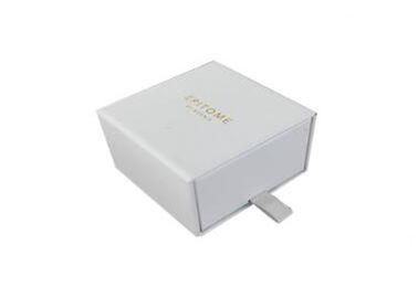 Recyclable Personalised Packaging Boxes Drawer Square Shape For Jewelry supplier