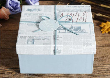 Durable DIY Custom Printed Gift Boxes Recycled Coated Paper Materials supplier