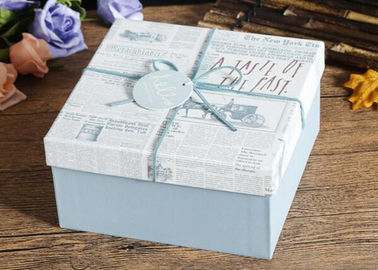 Durable DIY Custom Printed Gift Boxes Recycled Coated Paper Materials supplier