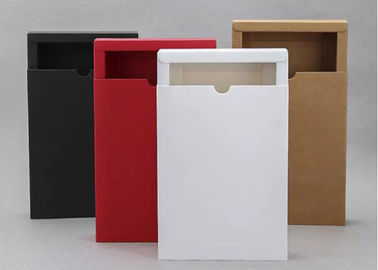 Rectangular Small Kraft Paper Gift Box , 350g Kraft Paper Drawer Box Customized Color supplier