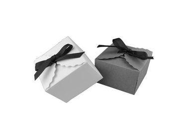 Square Shape Custom Printed Gift Boxes Coated Paper Material Size 6.5 * 6.5 * 4.5cm supplier