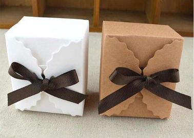 Square Shape Custom Printed Gift Boxes Coated Paper Material Size 6.5 * 6.5 * 4.5cm supplier