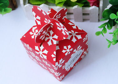 Especial Shape Printed Presentation Boxes , Apple Gift Box For Christmas Eve supplier