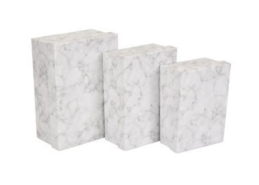 Modern Luxury Marble Gift Box , 4C Printing Cardboard Gift Boxes Recyclable supplier