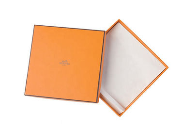 Chocolate Custom Printed Gift Boxes High End Yellow Color With Ribbon Handle supplier