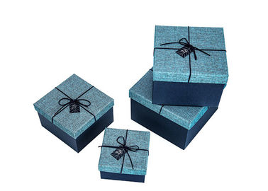 Bowknot Custom Printed Gift Boxes Handmade Pure Color Various Size Available supplier