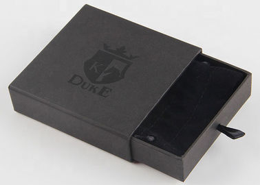 Black Color Luxury Gift Packaging Boxes Reusable Cutsomized Logo For Bracelet supplier