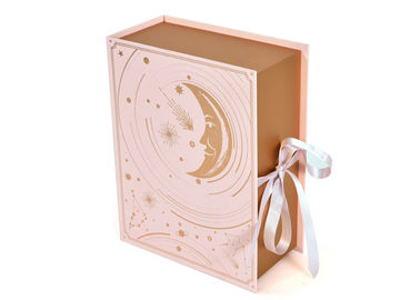 Book Shape Luxury Gift Packaging Boxes Practical Non Pollution Paperboard Material supplier