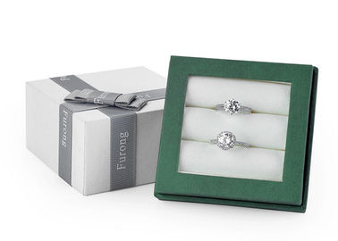 Elegant Luxury Gift Packaging Boxes / Custom Printed Jewelry Boxes Cardboard Material supplier