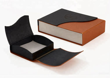 Business Style Magnetic Closure Gift Box Book Shape Size 15 * 11 * 4 Cm supplier