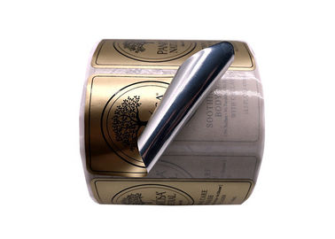 High Glossy Custom Adhesive Labels Permanent PET Material For Shampoo / Bodywash Bottle supplier