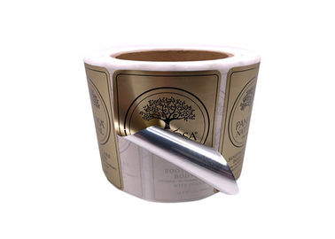 High Glossy Custom Adhesive Labels Permanent PET Material For Shampoo / Bodywash Bottle supplier