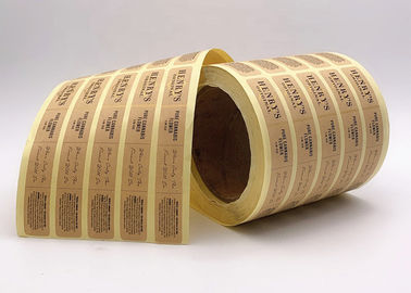 Durable Custom Adhesive Labels Core Diameter 76mm With Glossy Lamination supplier