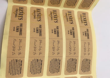 Durable Custom Adhesive Labels Core Diameter 76mm With Glossy Lamination supplier