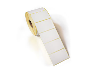Waterproof White Sticker Paper Roll Label Paper / Gration Bottom Paper Material supplier