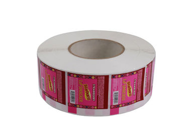 Hard - Wearing Custom Adhesive Labels Pink Color Non Toxic For Lip Balm supplier