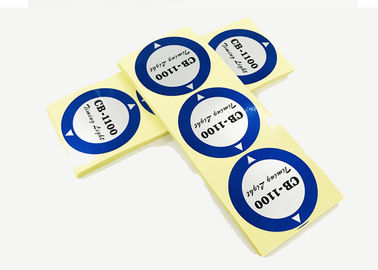 Round Shape Custom Adhesive Labels Glossy / Matte Finish Thickness 0.2 - 0.3mm supplier