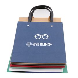 Multiple Color Custom Printed Paper Bags Matt / Glossy Lamination Surface Handling supplier