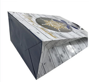 Glossy Surface Custom Printed Paper Bags High Bearing Capacity For Business supplier