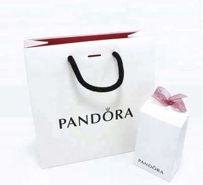 Bright Color Custom Printed Paper Bags With Foil Stamping / Embossing Finishing supplier