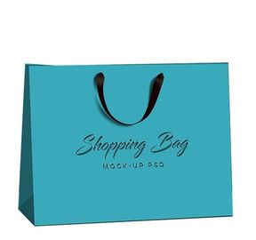 Bright Color Custom Printed Paper Bags With Foil Stamping / Embossing Finishing supplier