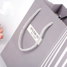 Twisted Handle Custom Printed Paper Bags Non - Toxic For Packaging / Shopping supplier