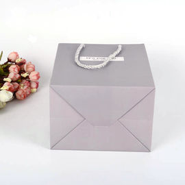 Twisted Handle Custom Printed Paper Bags Non - Toxic For Packaging / Shopping supplier