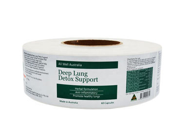 Matte Silver Custom Adhesive Labels Oil - Proof Chemical Corrosion Resistance supplier