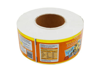Soft Custom Gold Foil Stickers , Personalised Adhesive Stickers Not Falling / Rebound supplier