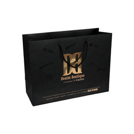 Customized Logo Printed Paper Merchandise Bags Luxury High Bearing Capacity supplier