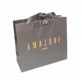 Customized Logo Printed Paper Merchandise Bags Luxury High Bearing Capacity supplier