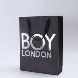 Recyclable Paper Shopping Bags Customized Color For Underwear / T Shirt supplier