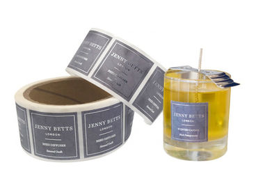 Thickness 0.05mm Personalized Adhesive Labels Vinyl Material With Glossy Lamination supplier