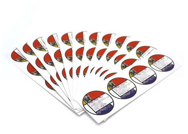 Circle Self Adhesive Vinyl Stickers , Customised Sticky Labels Diameter 5 Cm supplier