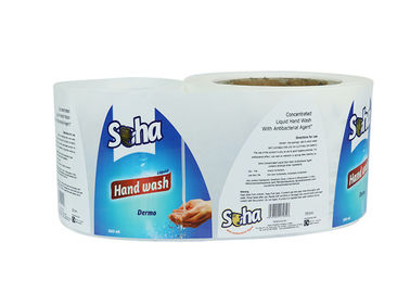 PP / Paper Custom Made Sticky Labels , Self Adhesive Labels Roll Thickness 50micron supplier