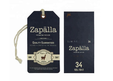 Modern Custom Printed Kraft Hang Tags With Hot Foil Stamping Surface Finishing supplier