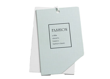 UV Process Custom Printed Hang Tags / Clothing Label Tags Fashionable supplier