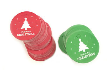 Christmas Style Custom Printed Hang Tags Various Shape For DIY Decoration Gift supplier