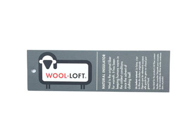 Eco - Friendly Custom Printed Hang Tags / Clothing Swing Tags Light Weight supplier
