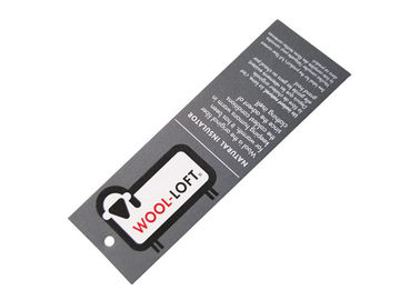 Eco - Friendly Custom Printed Hang Tags / Clothing Swing Tags Light Weight supplier