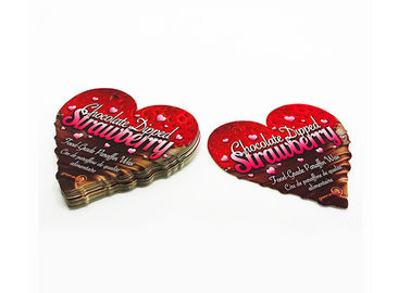 Heart Shape Custom Hang Tags For Clothing Gloss Lamination Surface Finish supplier