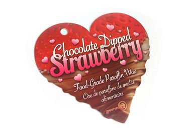 Heart Shape Custom Hang Tags For Clothing Gloss Lamination Surface Finish supplier